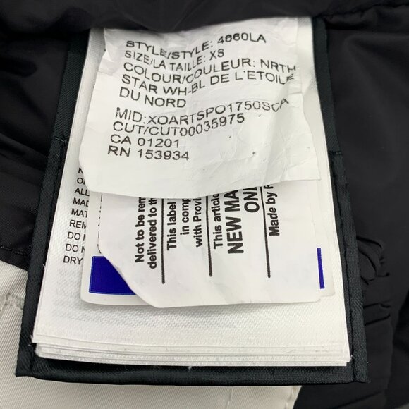 Canada Goose White Arctic Program Parka With Fur-Trim Hood XS Fusion Fit - Picture 7 of 8